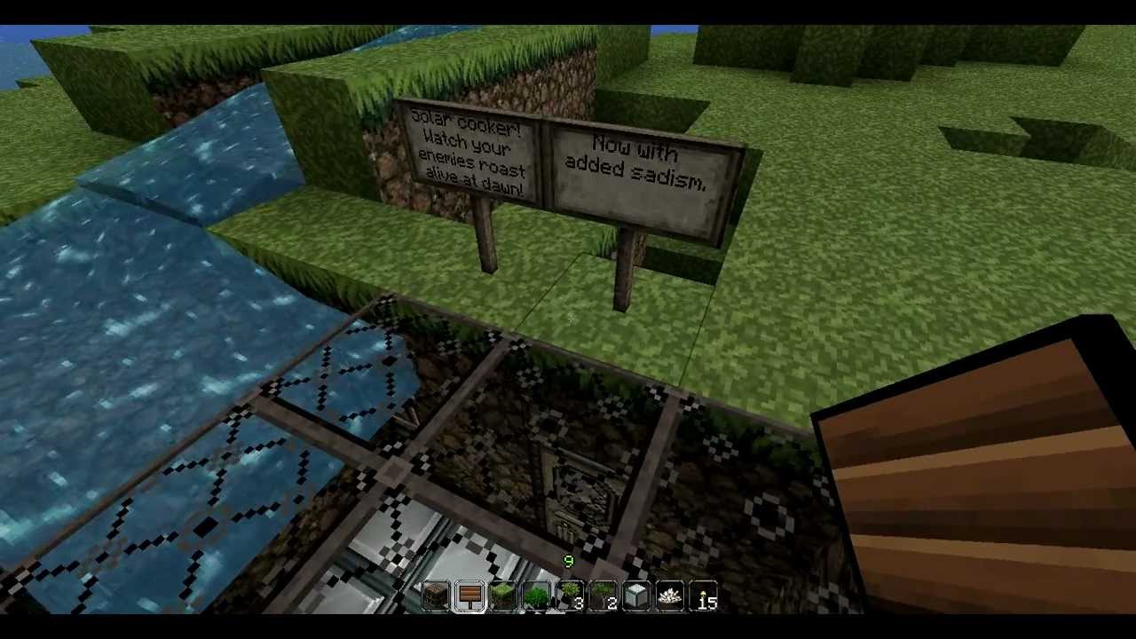 Minecraft Tutorial 8: Solar Powered Death Chamber