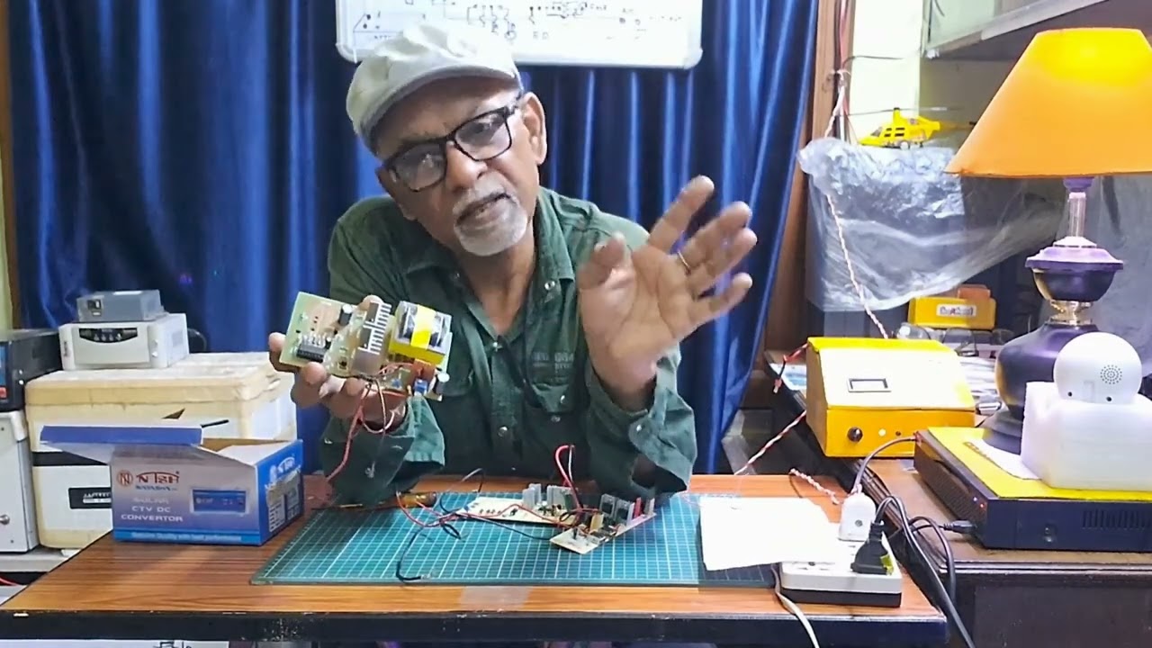 dc 12 volt to 220 volt Ac converter feedback circuit