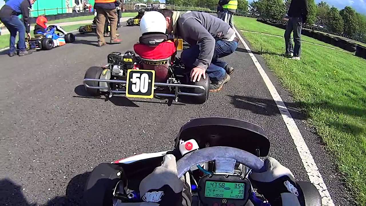 Hooton Park Indi Kart 5th round cadet final 2014