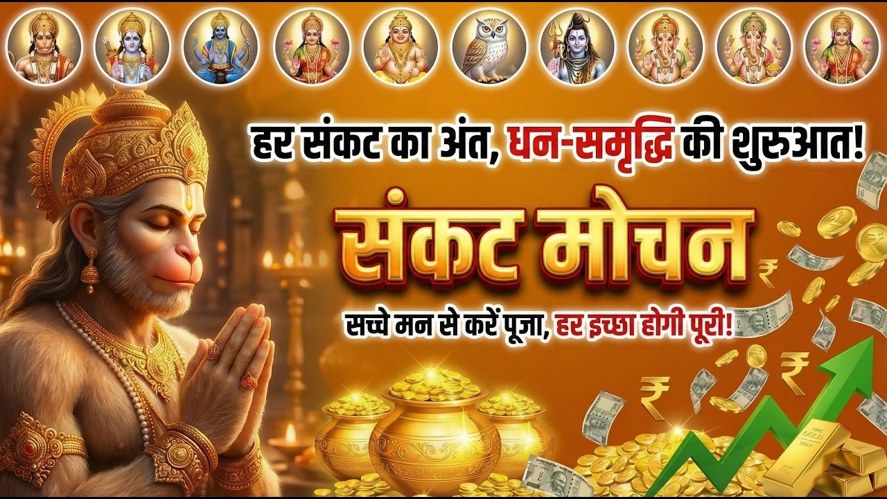बार-बार परेशानी आ रही है? तुरंत सुनो Sankat Mochan, रास्ता खुलने लगेगा 🙏🚩 #SankatMochan