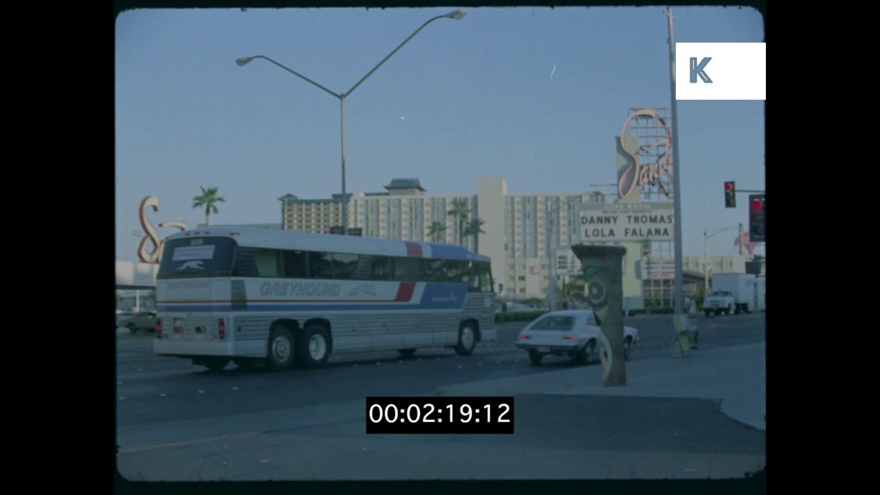 1970s Las Vegas, Driving on the Strip, 35mm