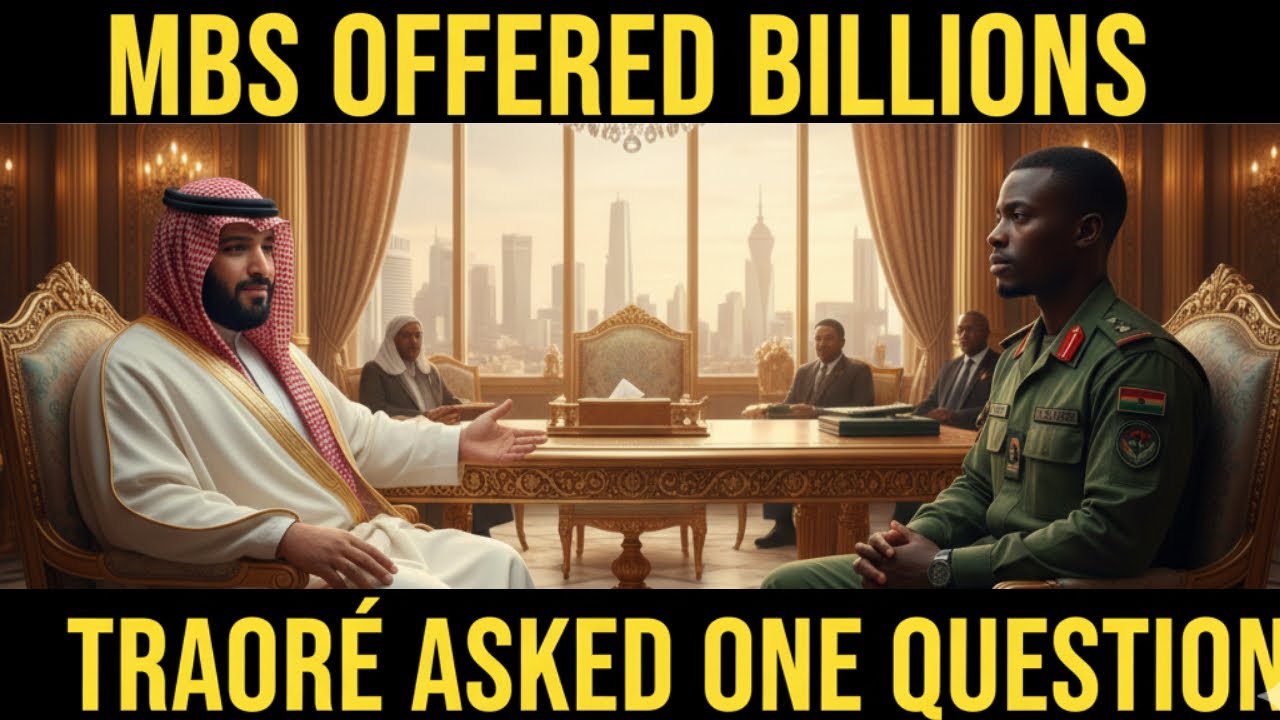 MBS Offered Billions — Traoré Asked One Question That Ended the Meeting