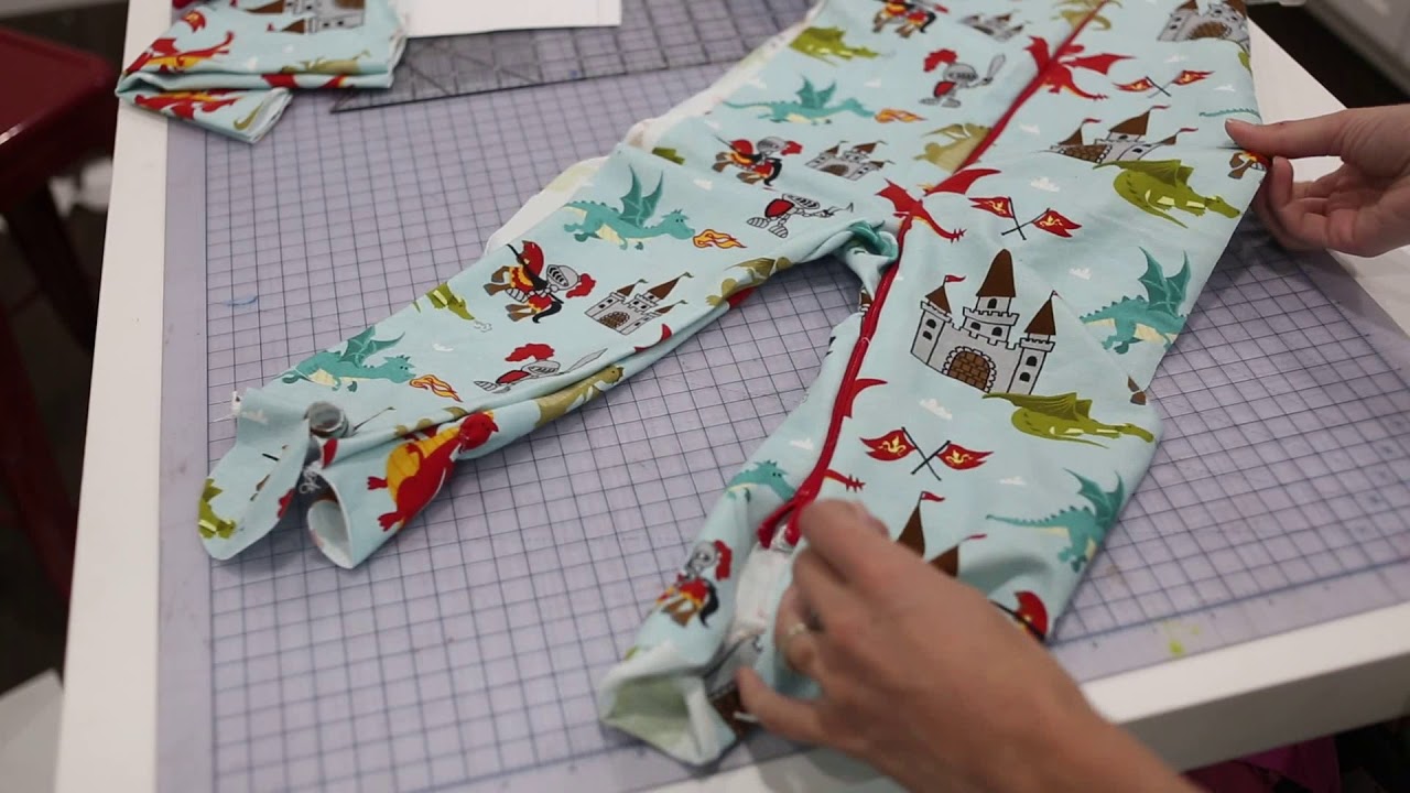 How to Sew Footy PJs: Classic Zipper PJs Sewing Tutorial