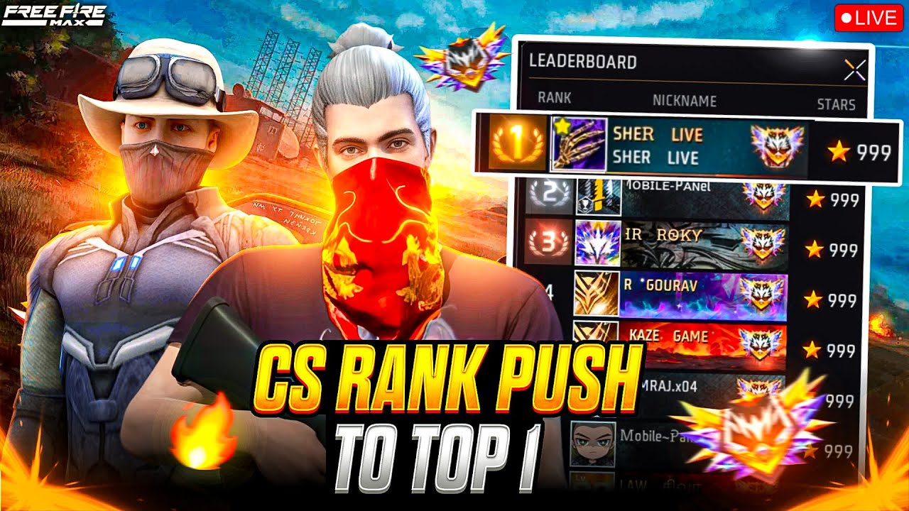 CSR PUSH TO REGION 999+⭐🚀GO FOR 200K🔥😎🖥#classyff #nonstopgaming #freefirelive #rai #sherlive