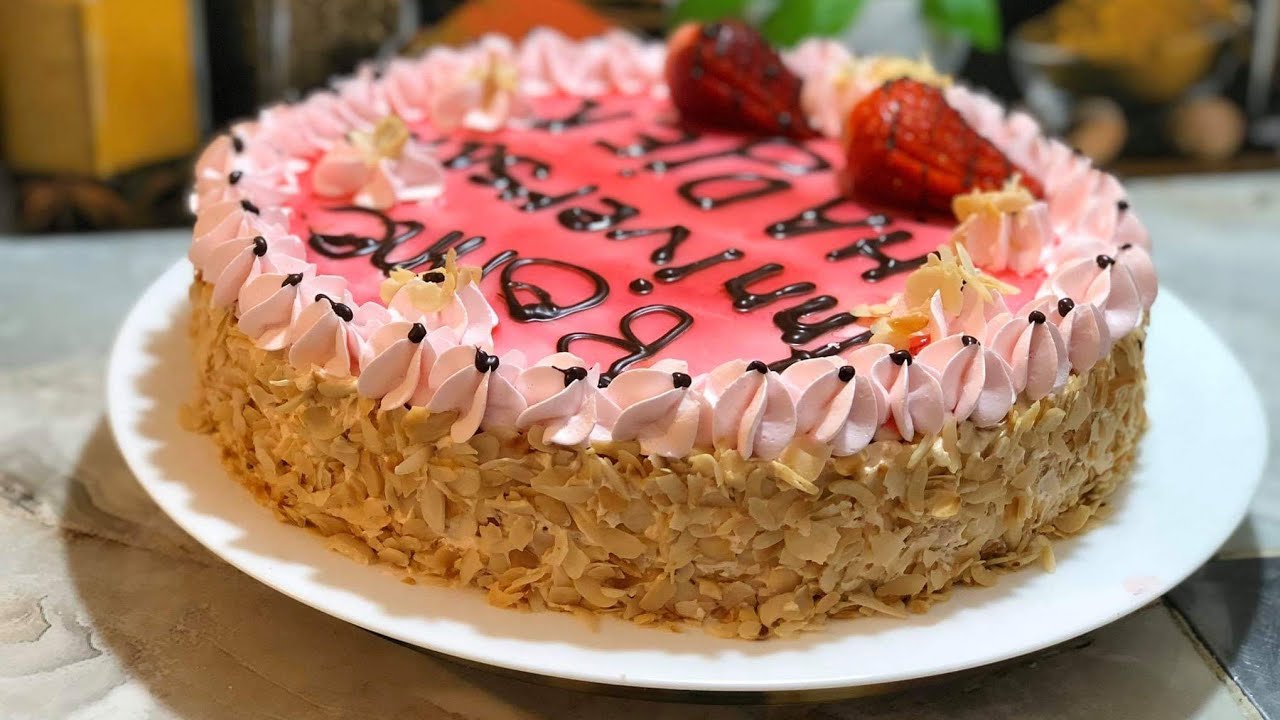 كيفية تزيين كيكة عيد ميلاد🎂بأدوات جد بسيطة ✔من اليوم متزيديش تحيري باش ديري كيكة لزوجك ولا وليدك