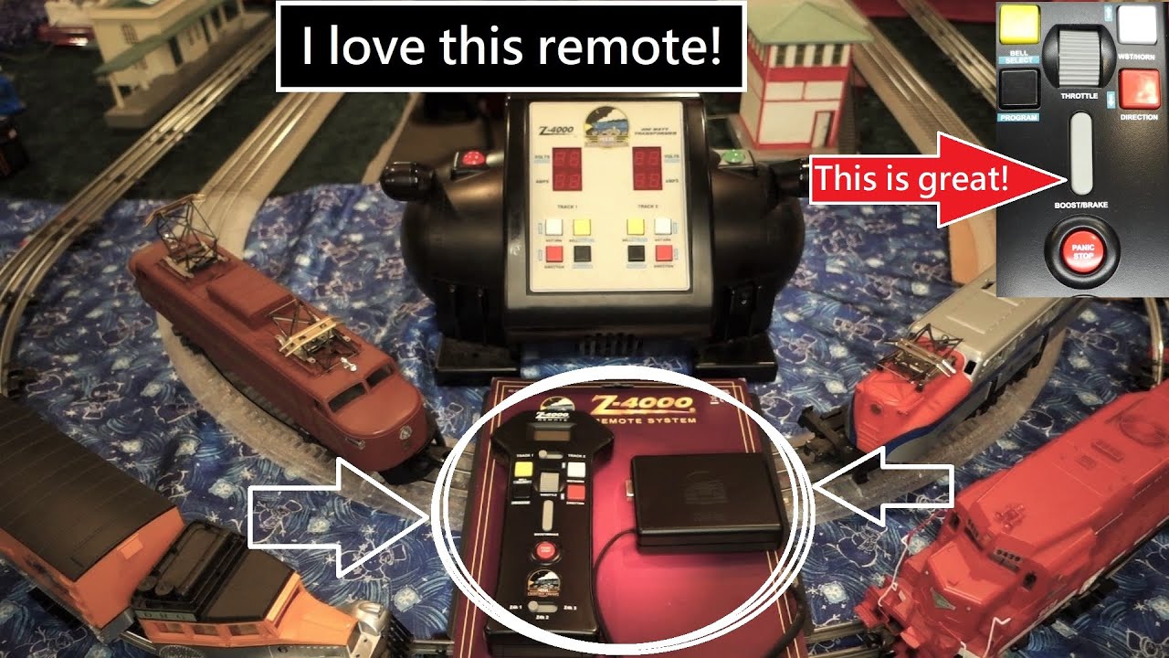 MTH Z-4000 remote - Setup, Operation & Tips 40-4001 - for conventional control