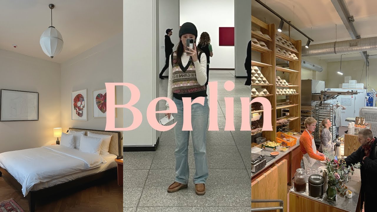 Berlin vlog | ベルリン旅行 | おすすめのホテル | カフェ | 購入品紹介 | ドイツのビール | 美術館