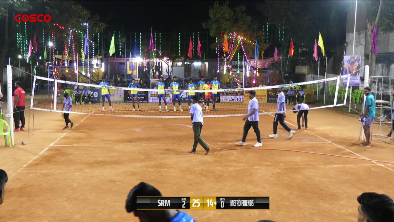 League Match 🔥SRM Vs Panimalar | HD Live | Metro Frds | State Level Volleyball Tournament 2026
