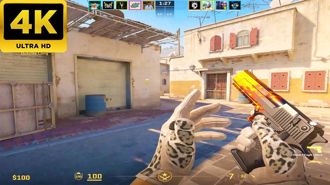 Counter Strike 2 -  Dust 2 - Full Gameplay