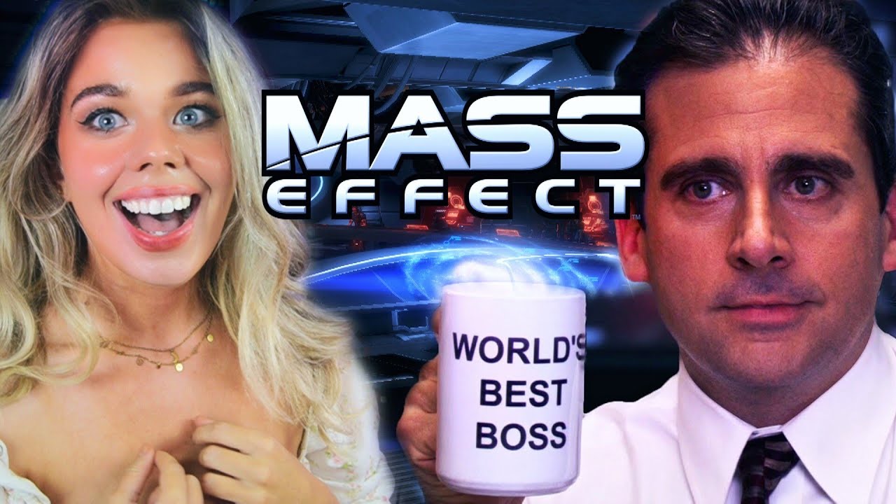 РЕАКЦИЯ НА МАЙКЛ СКОТТ В Mass Effect! (Я В ШОКЕ!)