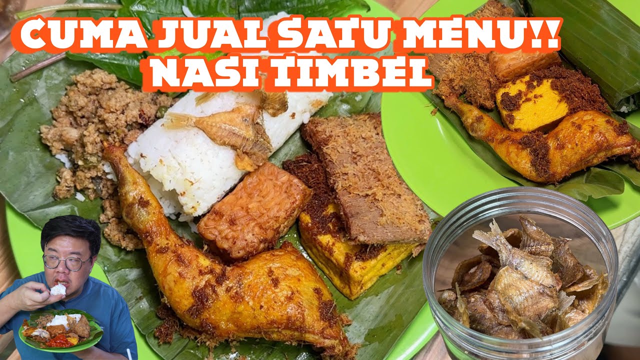 GAK AKAN NYANGKA.. NASI TIMBEL NGUMPEG JUALAN DI RUMAH SUDAH 20 TAHUN!!