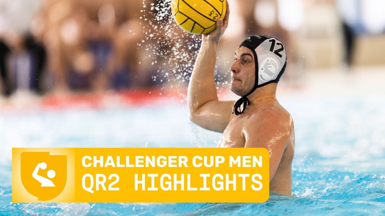 HIGHLIGHTS | Final Eight Teams Confirmed  | Water Polo Challenger Cup Men Qualification Round 2