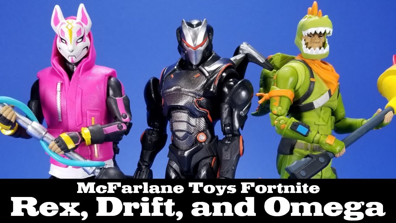 Fortnite Rex, Drift, and Omega McFarlane Toys Epic Games Action Figure Review