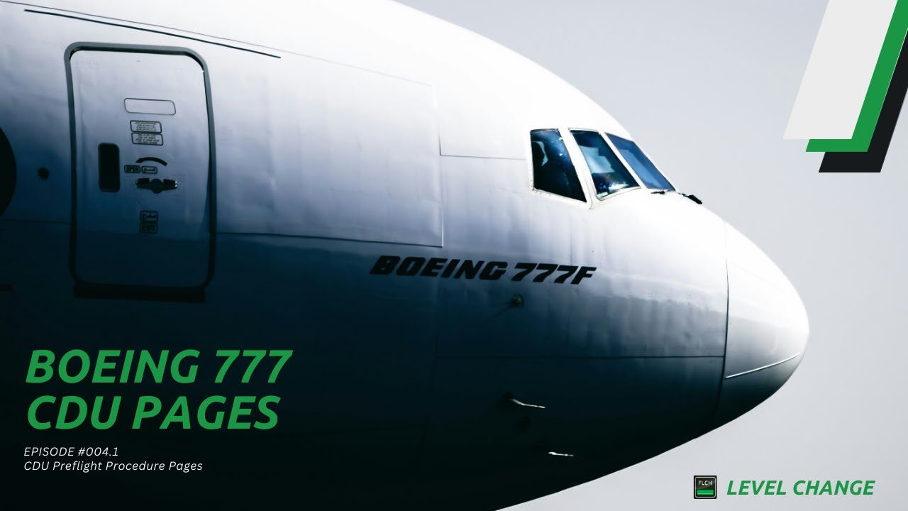 Boeing 777 № 004.1 - CDU Pages