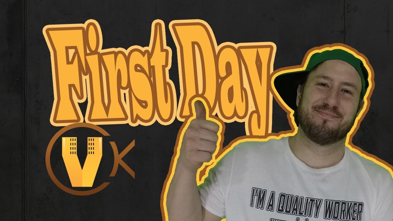 First Day On A Construction Site