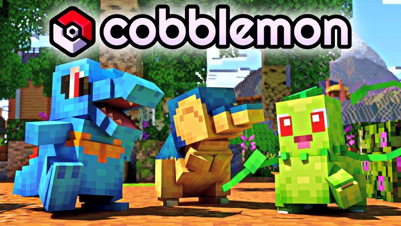 POKÉMON QUADRADO? DO KIKO? JOGANDO COBBLEMON PELA PRIMEIRA VEZ NO MINECRAFT