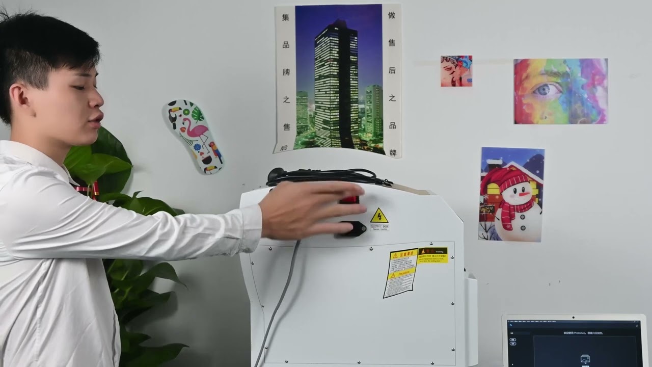 How to check the machine when customer receive a new  ACHI A4 UV printer #uvprinter