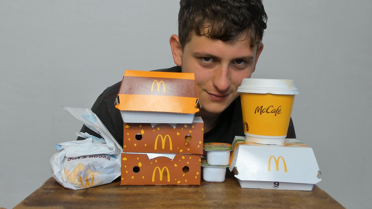 McDonald's Mukbang ( Drive - Thru ) I Signed A Club💪!