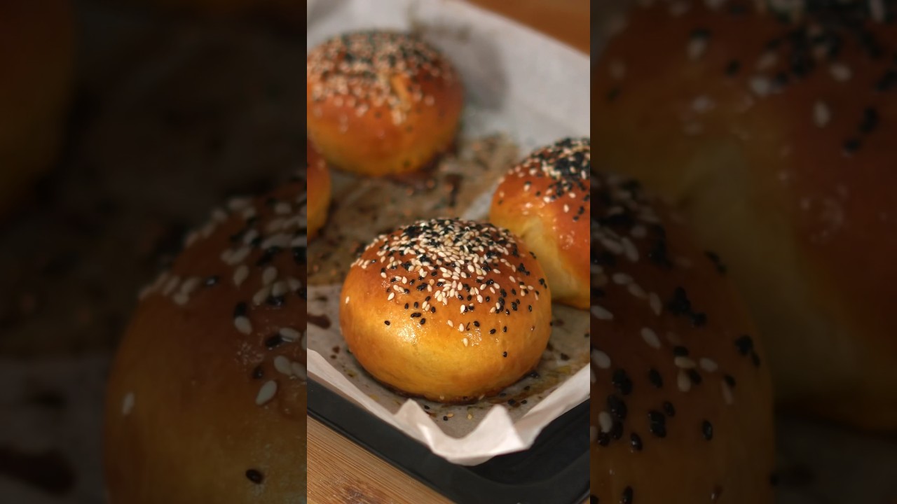 Resep roti burger bun lembut dan empuk! Simpel enak dan murah! #burger #homemade #cooking #murah