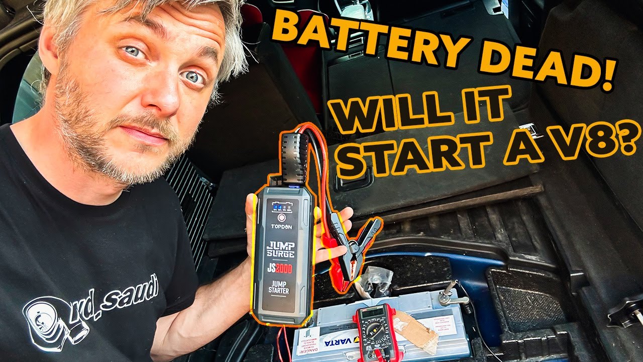 Can it start a V8 with completely dead battery? TopDon JS2000 jump starter.