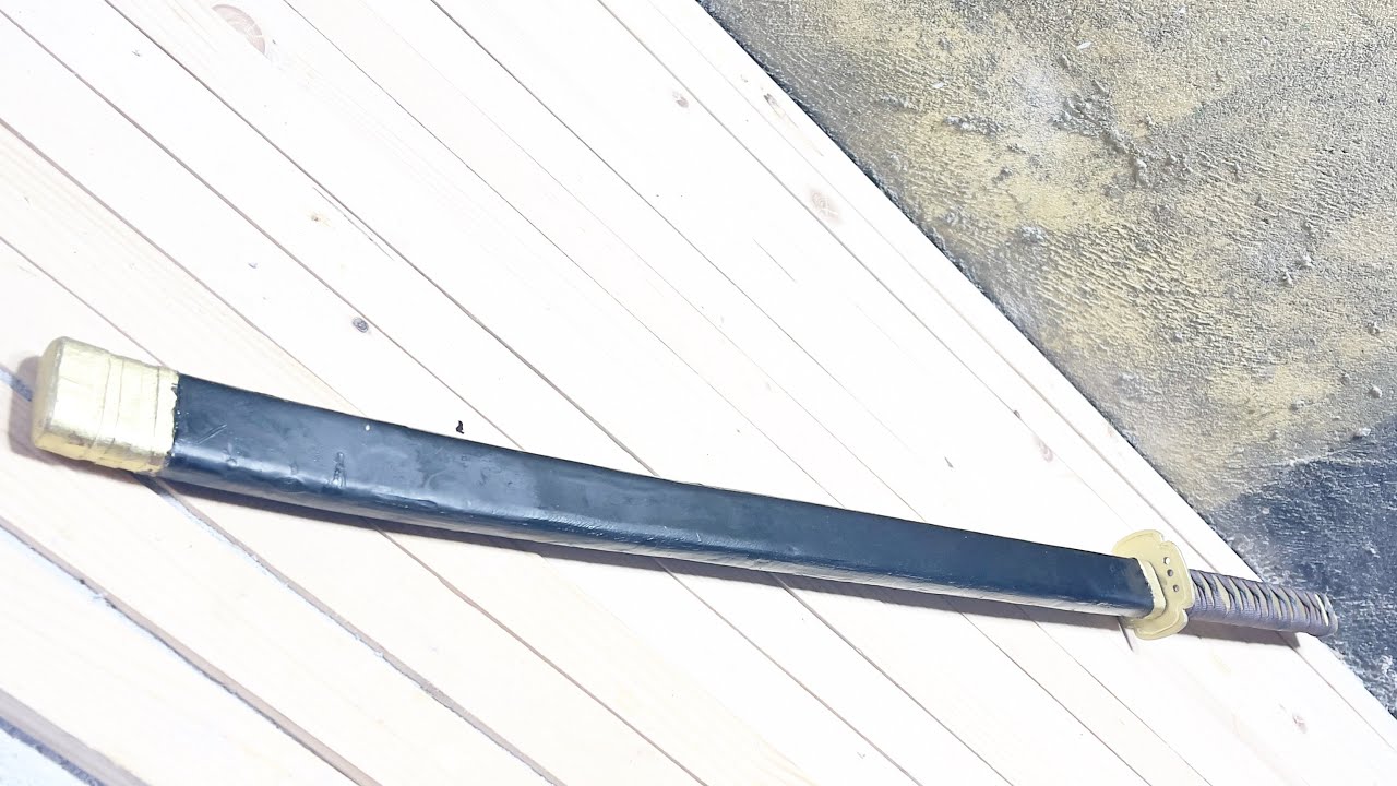 How to make a KATANA sword from pvc makes you surprised