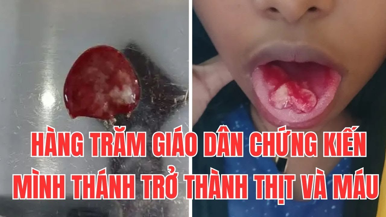 Linh Mục Và Hàng Trăm Giáo Dân Xúc Động Chứng Kiến Mình Thánh Chúa Trở Thành Thịt Và Máu