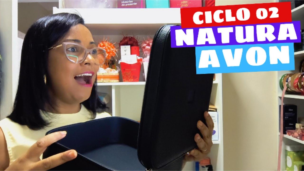 Abertura de CAIXA NATURA e AVON Ciclo 02 - a MARAVILHOSA CASE CHEGOU ! VOCÊ PEGOU ?  😍🔥