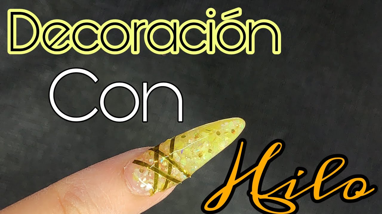 Decoraci&oacute;n con Hilo sin encapsular / Nails