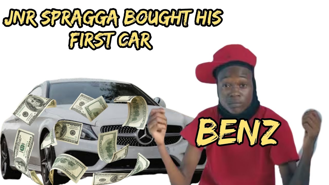 Jnr Spragga -- bought his first car  (BENZ) 