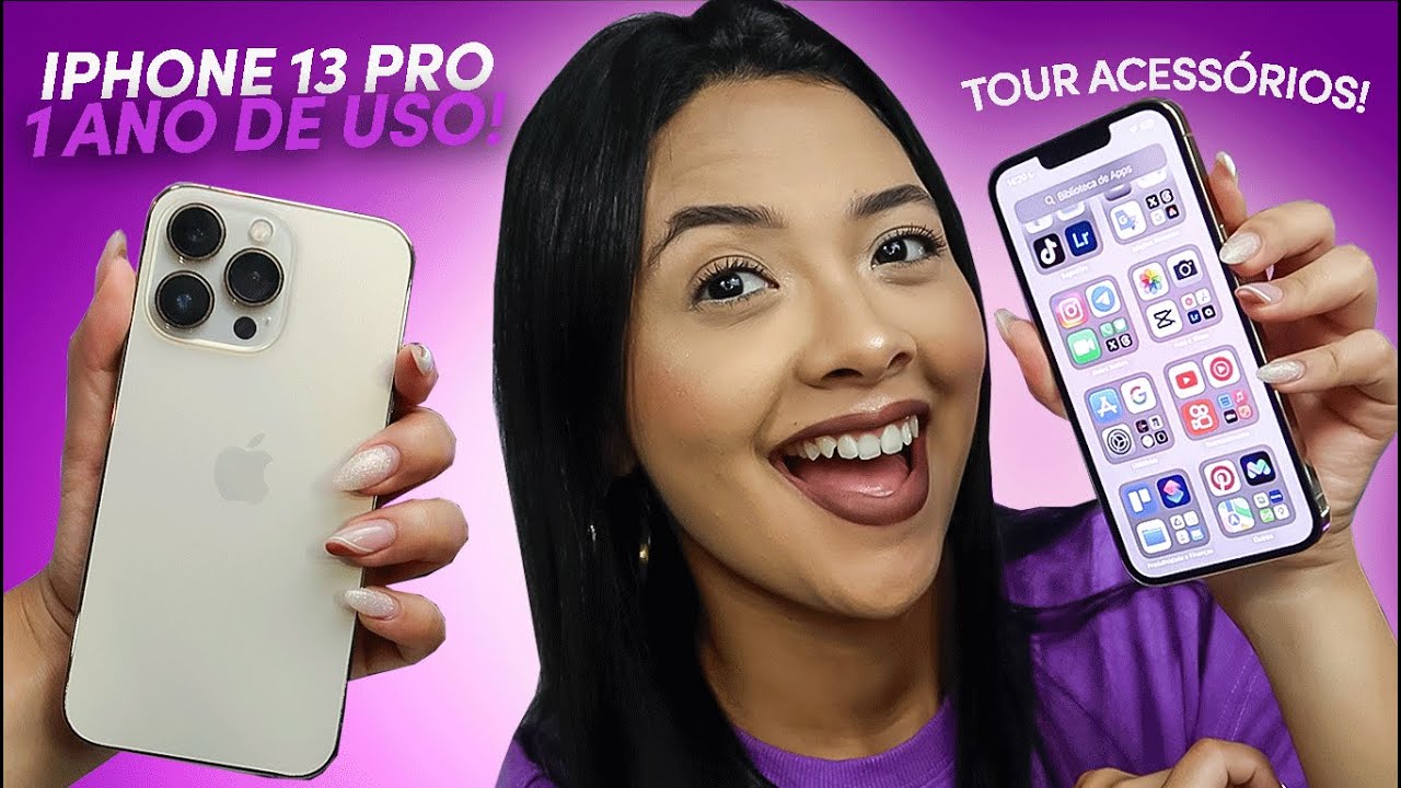 IPHONE 13 PRO AINDA VALE A PENA? 1 ANO DE USO + TOUR PELOS ACESSÓRIOS!
