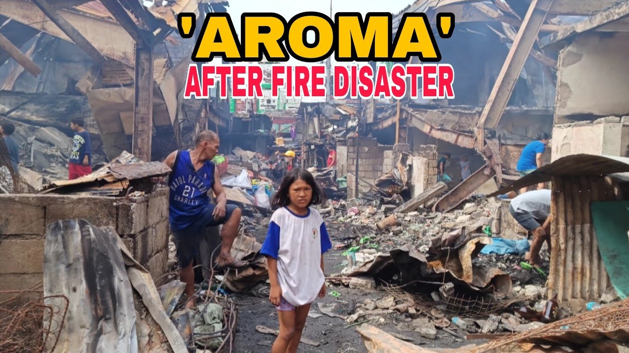SUNOG SA AROMA TONDO MANILA | AFTER FIRE DISASTER | SCENES | PHILIPPINES🇵🇭