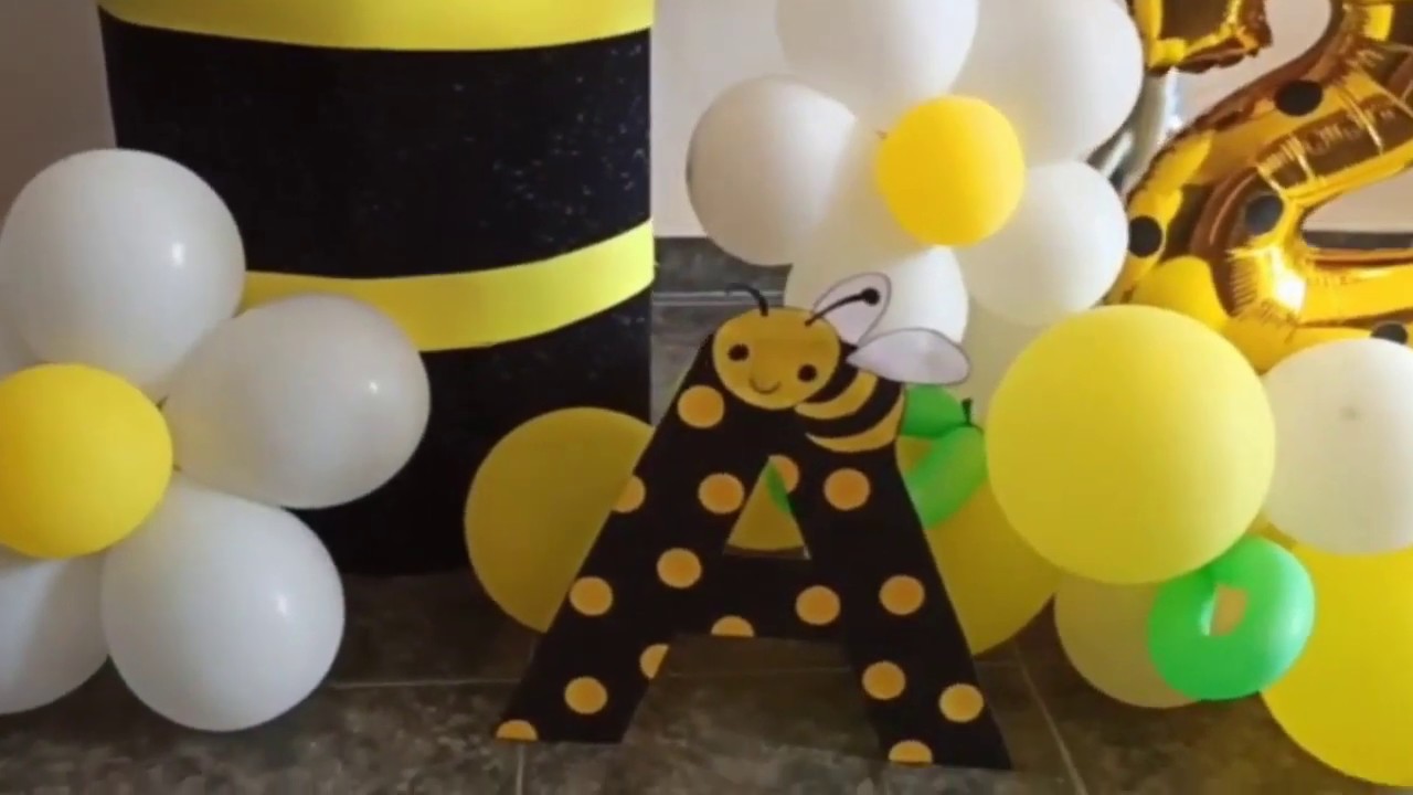 DECORACIÓN DE ABEJITA PARA BABY SHOWER O CUMPLEAÑOS, CON MOLDES LISTOS PARA IMPRIMIR. MENOS DE 10€.