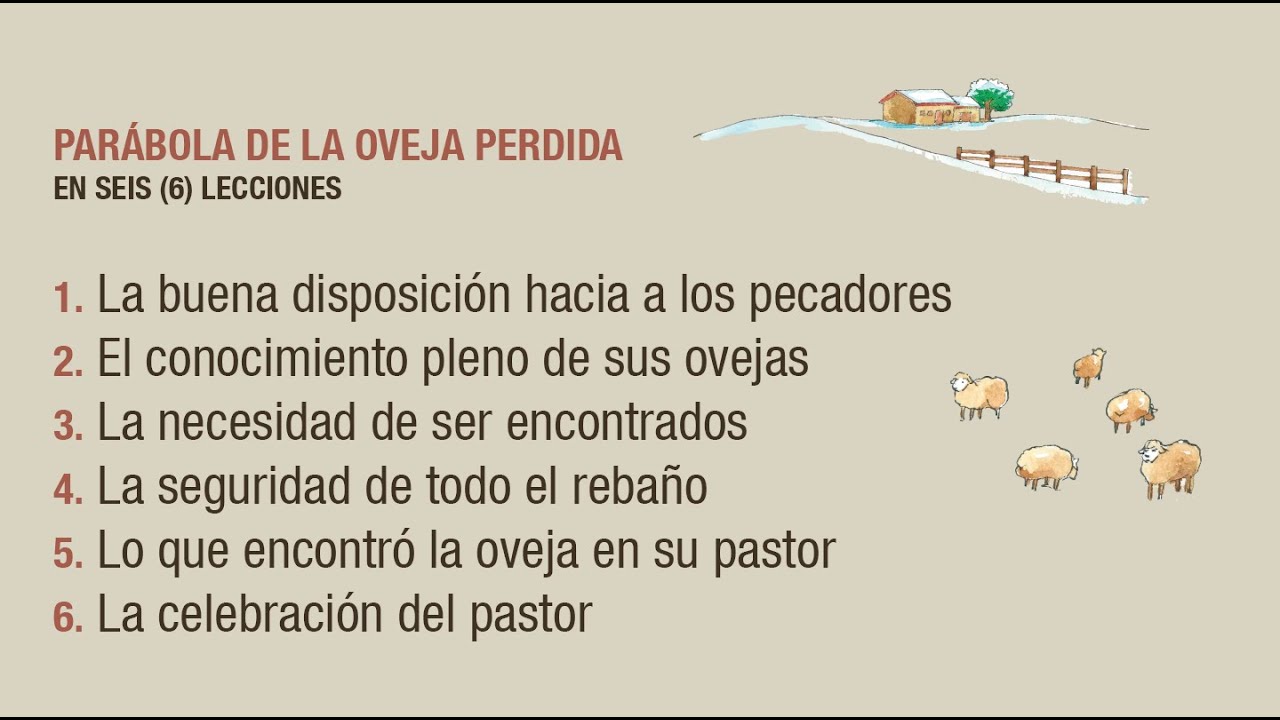 Parábola de la oveja perdida (Lucas 15:1-7) — PezMundial