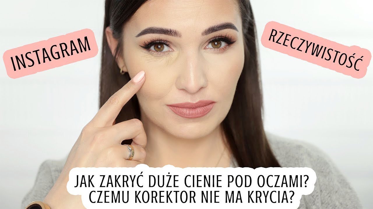DLACZEGO INSTAGRAMOWY KOREKTOR CI NIE SŁUŻY | Błędy w makijażu | Cienie, Brak krycia, Suchość