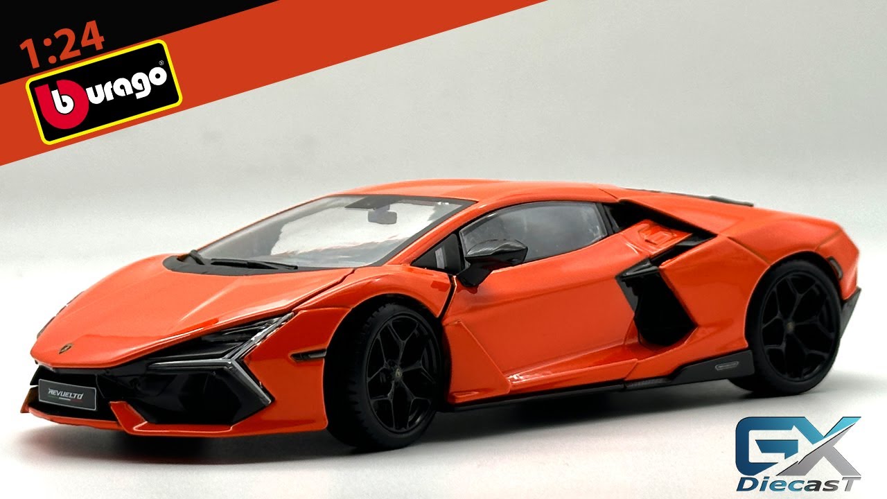 Bburago 1/24 Lamborghini revuelto (Orange)