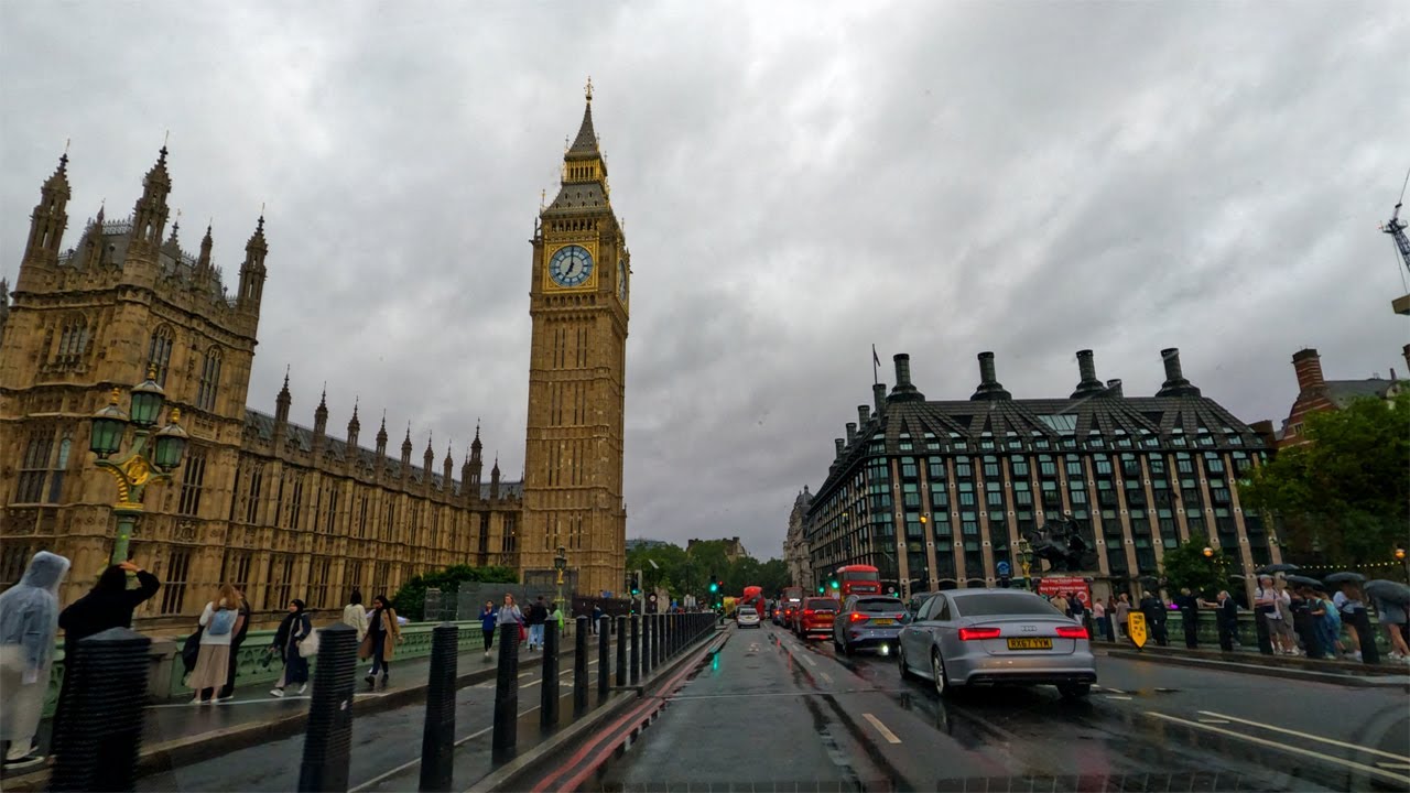 Driving Through History: Big Ben, St. James's Park, and Northolt [4K UHD]
