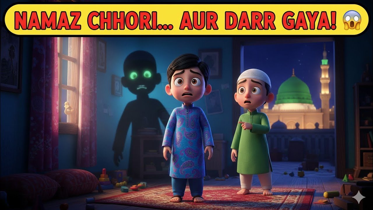 Ahmed Ne Namaz Chhori Aur Ajeeb Waqia Ho Gaya 😱 | Islamic Cartoon Story |Kids Moral Story |Episode#1