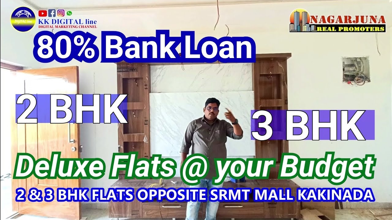 2 & 3 BHK Luxury flats near SRMT Mall Kakinada