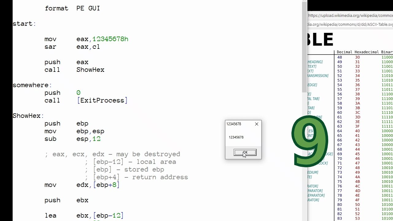 Introduction to x86 assembly, part 9: Shifting and rotating