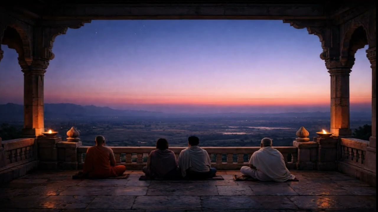 OM Indian Temple Evening Part 3 | India Mind Relaxing Music