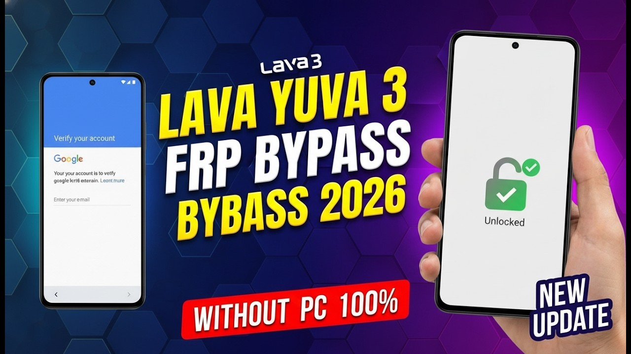Lava Yuva 3 FRP Bypass 2026 🔥 Google Account Remove Without PC | Latest Method