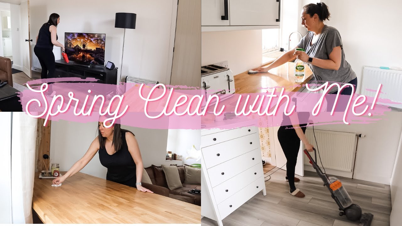 SPRING CLEAN WITH ME! Cleaning the entire house in one week VLOG