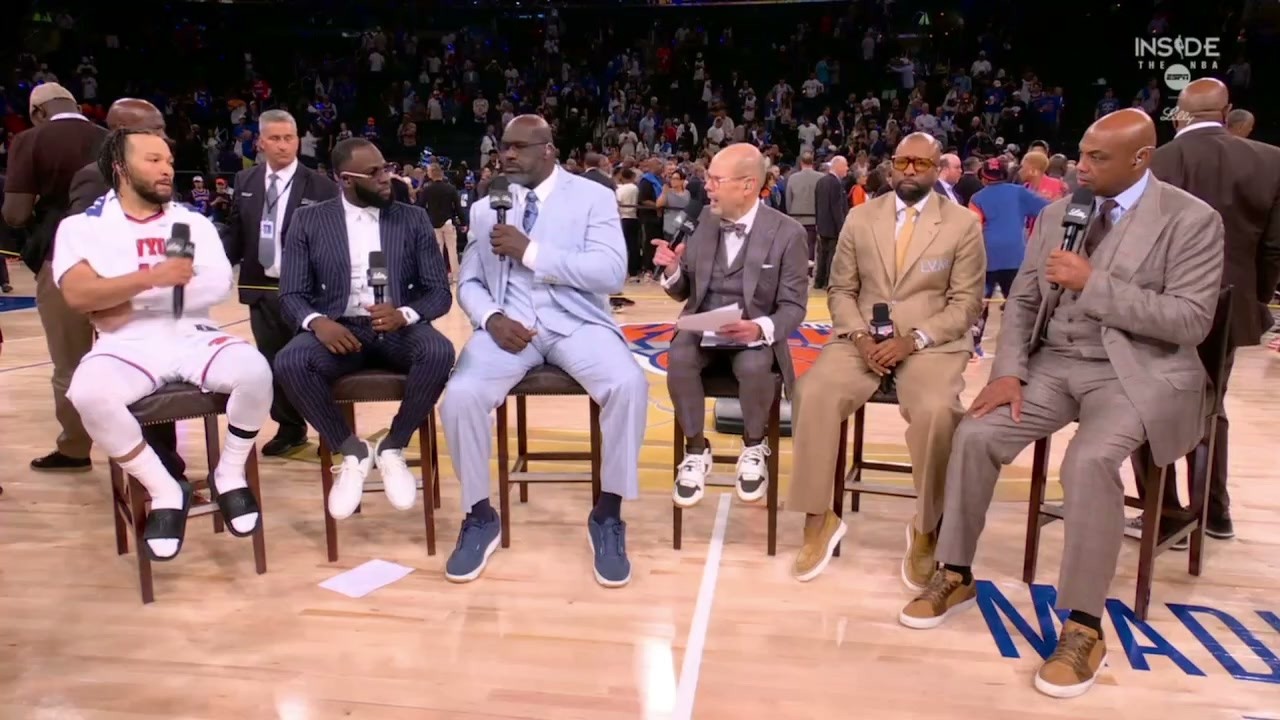 Inside The NBA | Brunson joins Chuck & Shaq to talk about Knicks' Game 4 historic comeback vs. Spurs