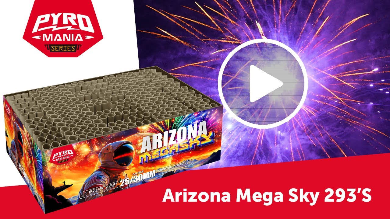5200 Arizona Mega Sky 293's - Rubro Vuurwerk - (OFFICIAL VIDEO)
