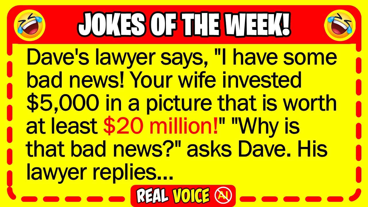 🤣 BEST JOKES OF THE WEEK! - Dave just received $20 million, but there is a catch...| Funny Dad Jokes
