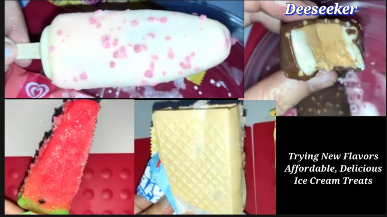 Trying New Flavors. Affordable,Delicious Ice Cream Treats - 