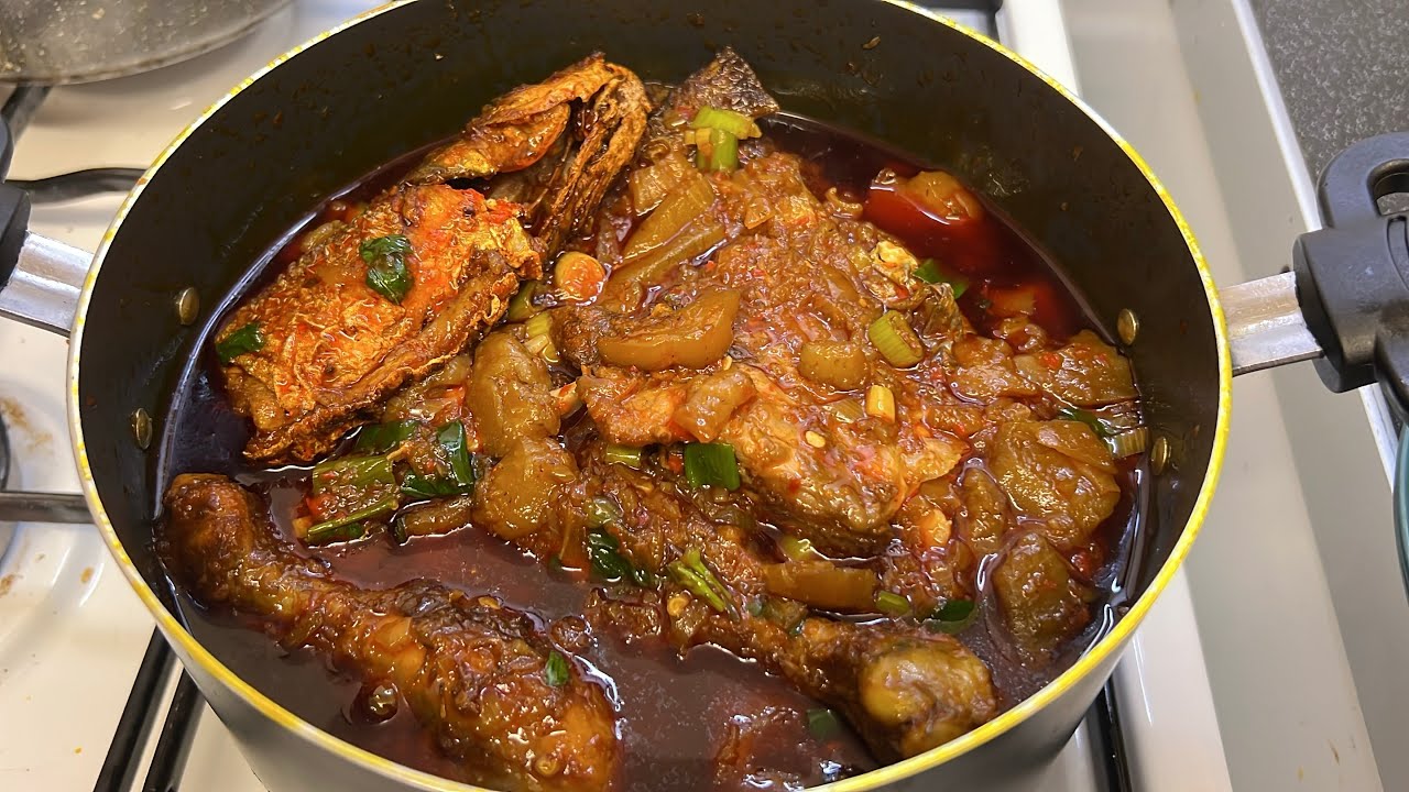 RED PALM OIL SOUP/Sierra Leone Recipe