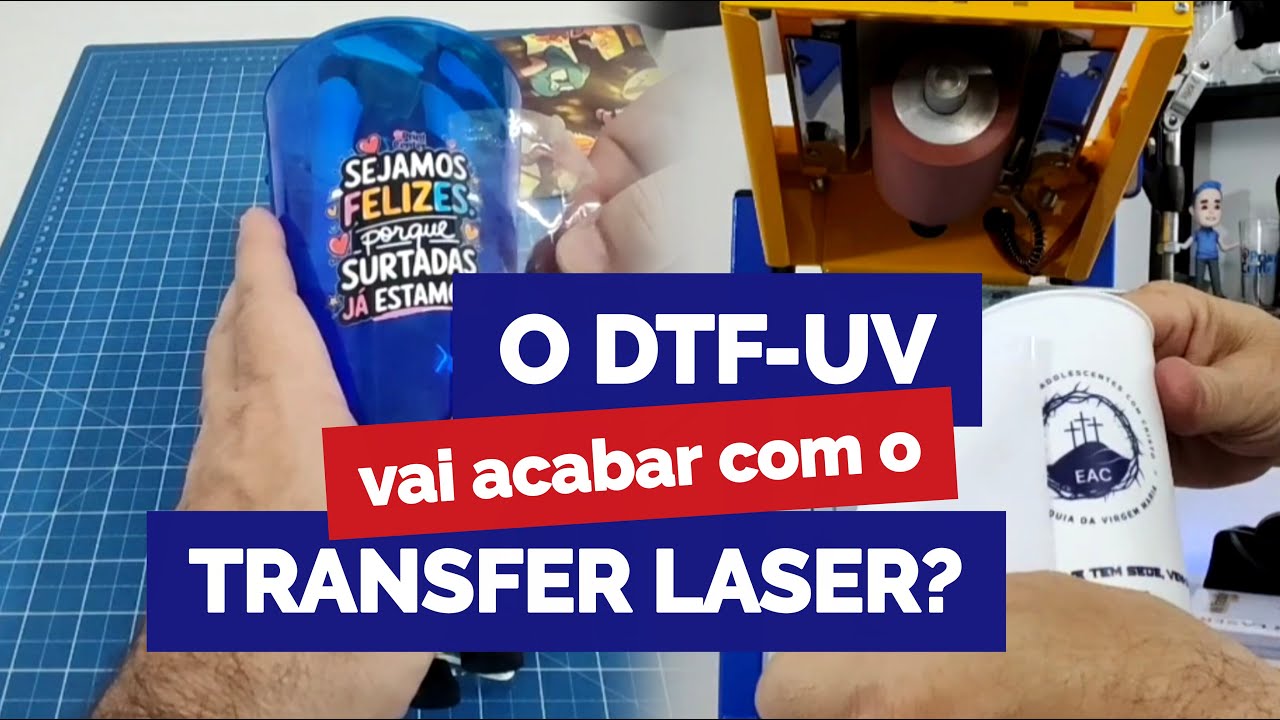 DTF UV x TRANSFER LASER. Qual é o melhor? Entenda as diferenças!