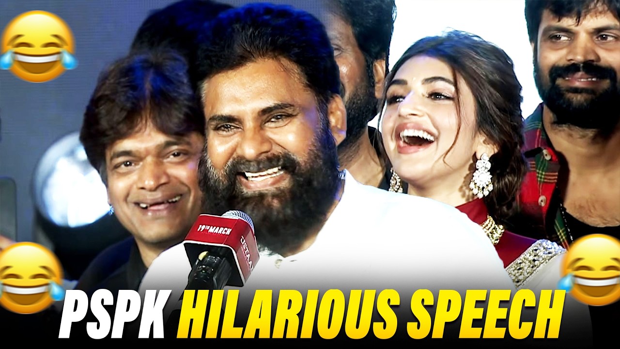 Power Star Pawan Kalyan Super Entertaining Speech 🔥😂 | #UstaadBhagatSingh Pre-Release Event
