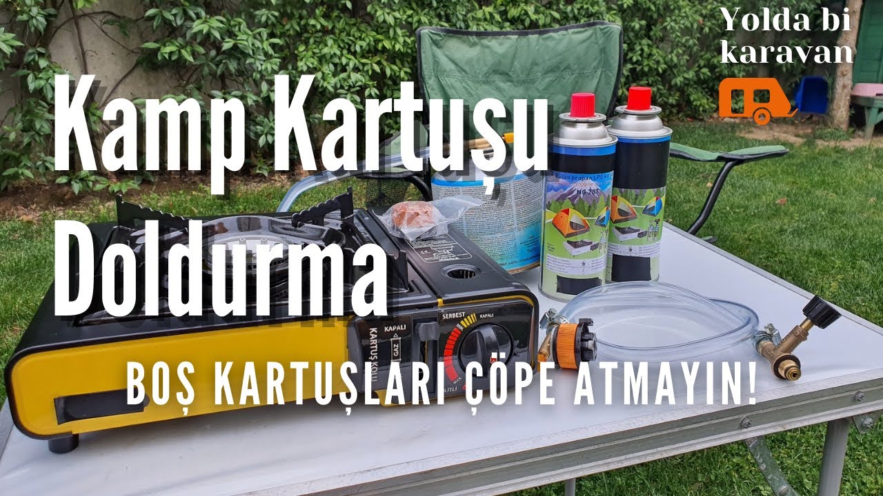 Kamp Kartuşu Doldurma | Boş kartuşları artık atmak yok! 2 kartuş parasına 8 kartuş doldurabilirsiniz